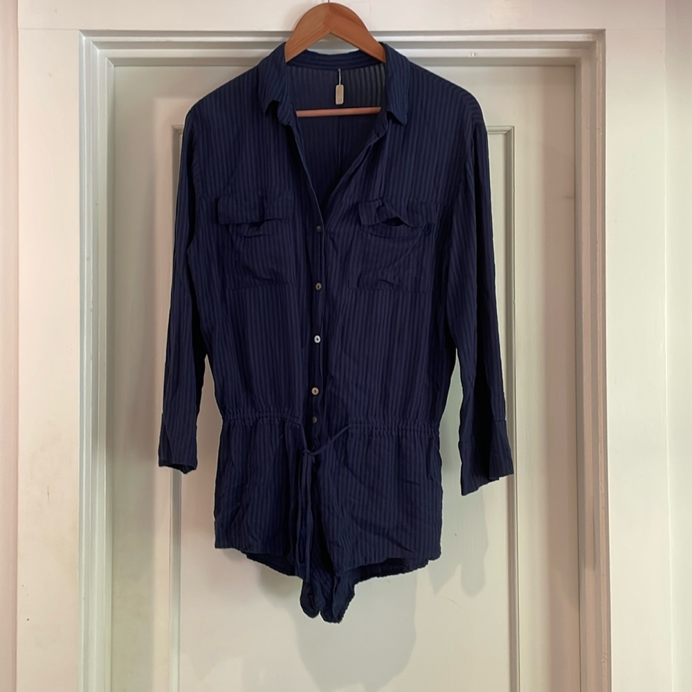 Indah Navy romper - small